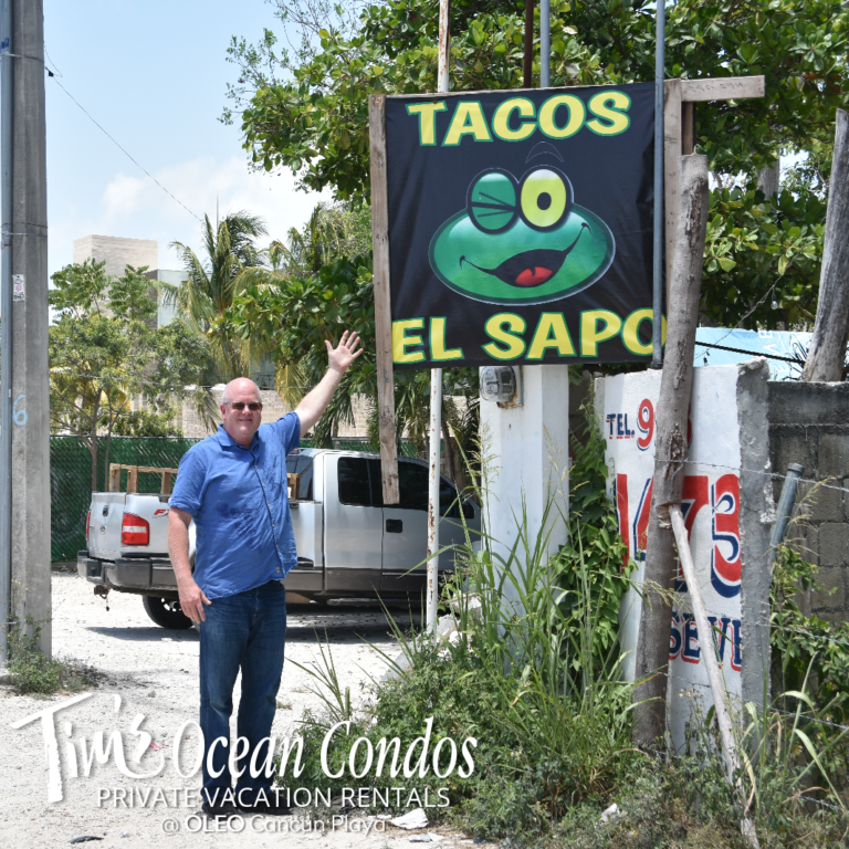 Tacos El Sapo restaurant close to Tim's Ocean Condos