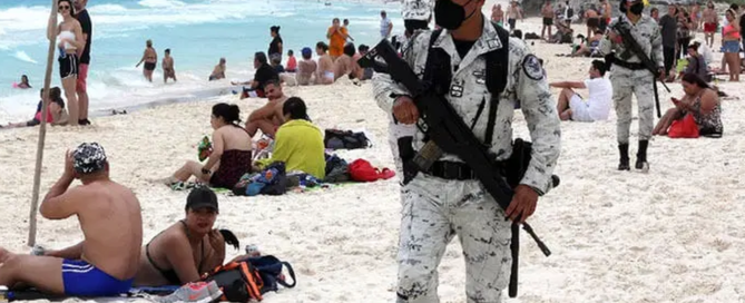 Tourist Protection Army Cancun Mexico 2022 2