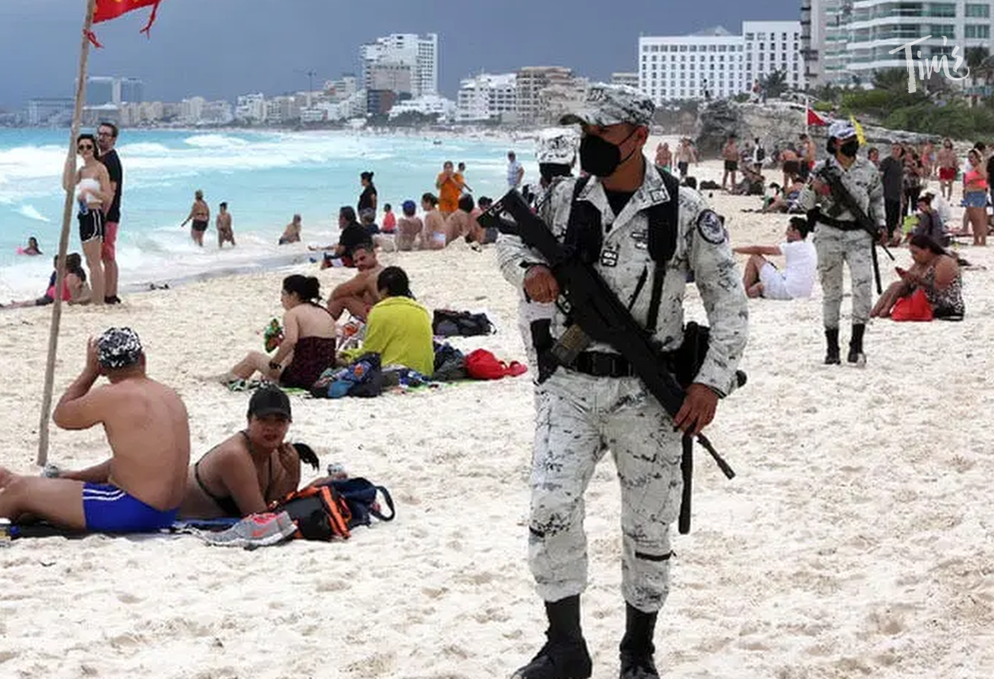 Tourist Protection Army Cancun Mexico 2022 2