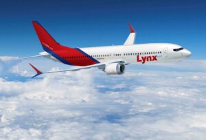 Lynx Airlines flight to Cancun Mexico in 2024 on Boeing 737MAX