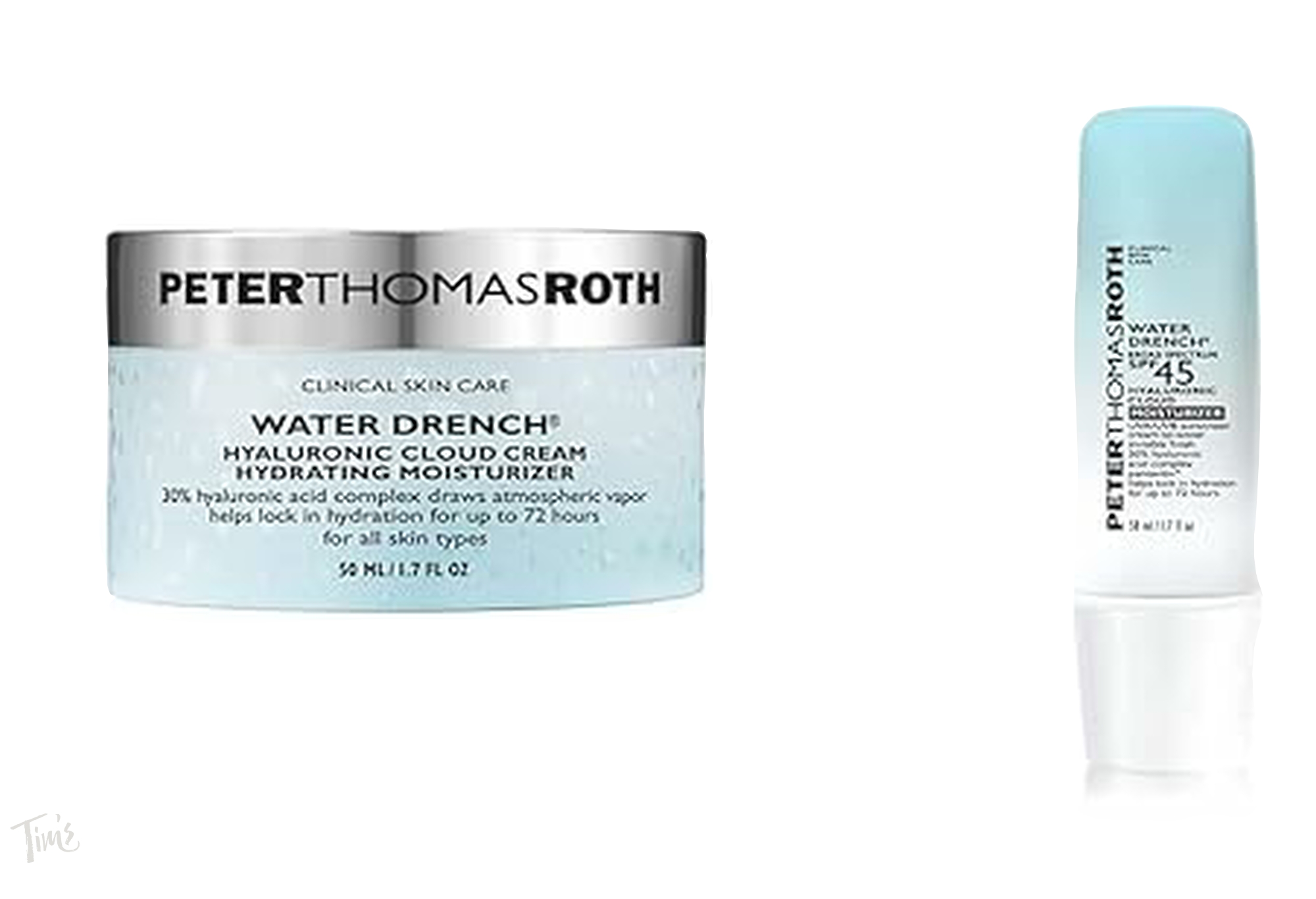 Peter Thomas Roth Water Drench Hyaluronic Cloud Cream Hydrating Moisturizer with Water Drench Broad Spectrum SPF45 Hyaluronic Cloud Moisturizer