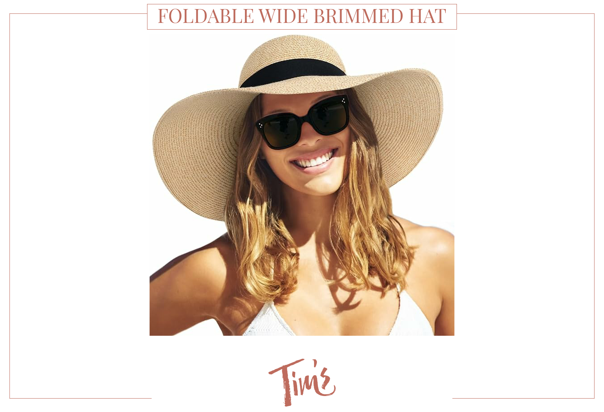 Foldable wide brim hats for women Cancun Beach Vacation 2024 Travel Essentials